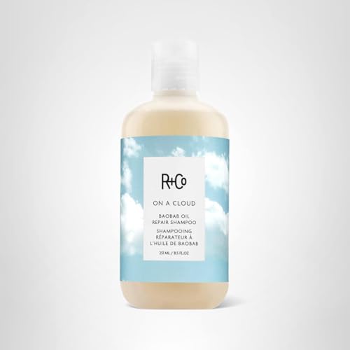 R+Co On A Cloud Baobab Repair Shampoo damaged-hair care routine ready.