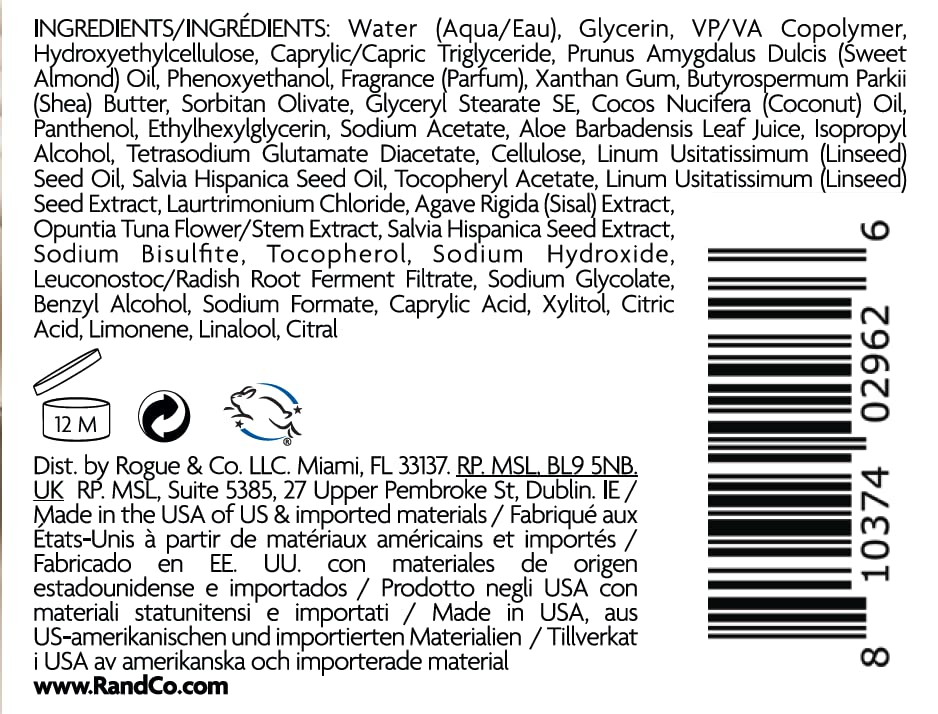 R+Co Ring Tone 177 ml jar on vanity suggests long-lasting styling.