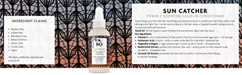 R+Co Sun Catcher Power C Leave-In dry-application suggests refreshing benefits between washes.
