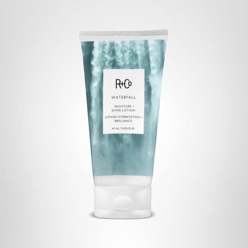 R+Co Waterfall packaging box highlights clean ingredients