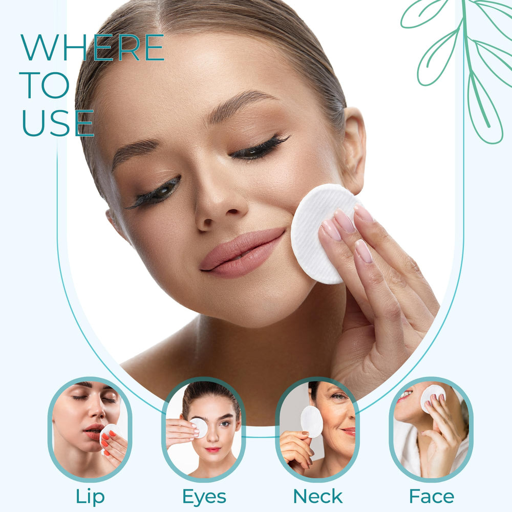 R-NEU Premium cotton rounds baby-friendly for delicate skin care.