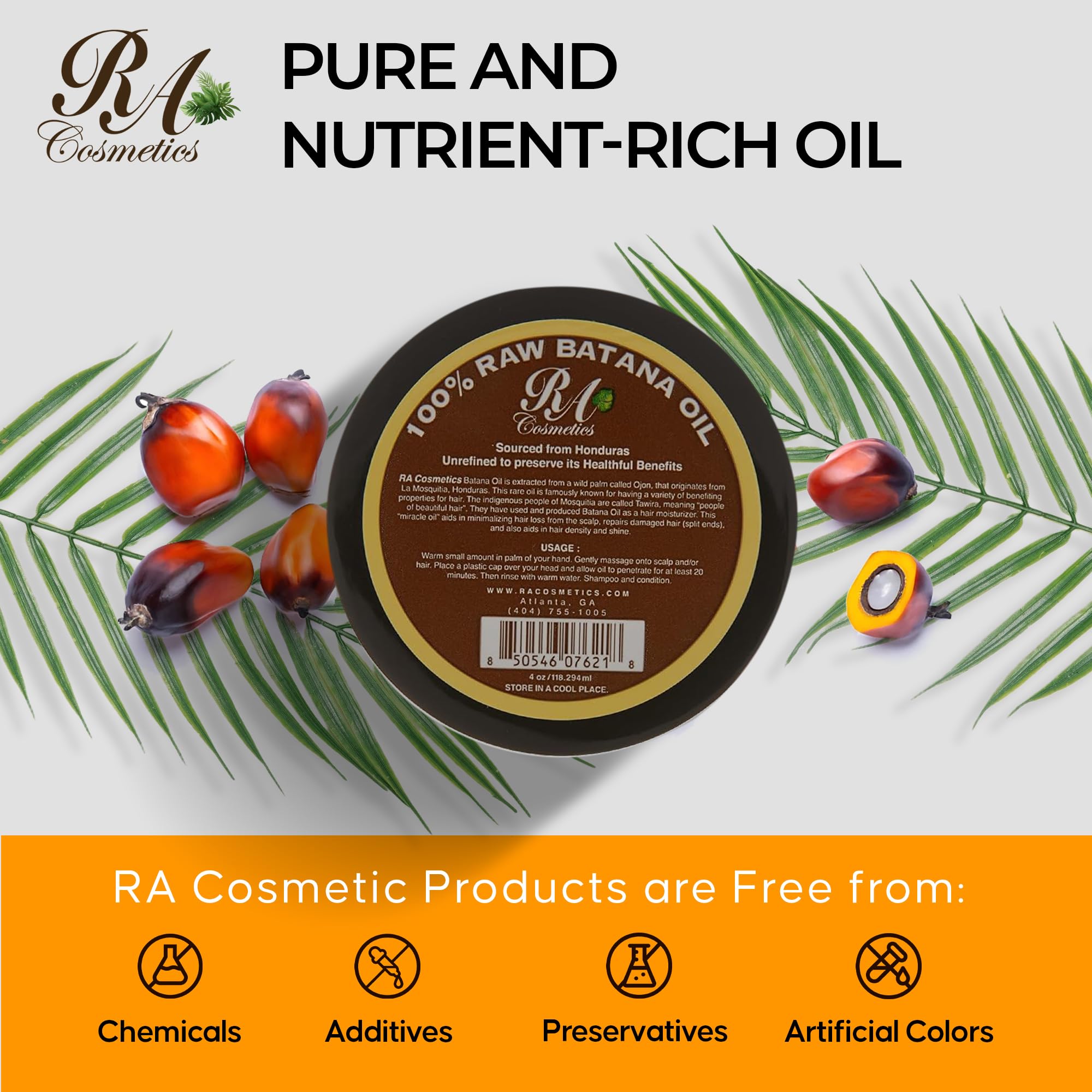 RA COSMETICS Batana Oil on hair strands—tangle-free, manageable, and vibrant.