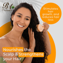 RA COSMETICS Batana Oil label—natural, chemical-free formula for healthier-looking hair.