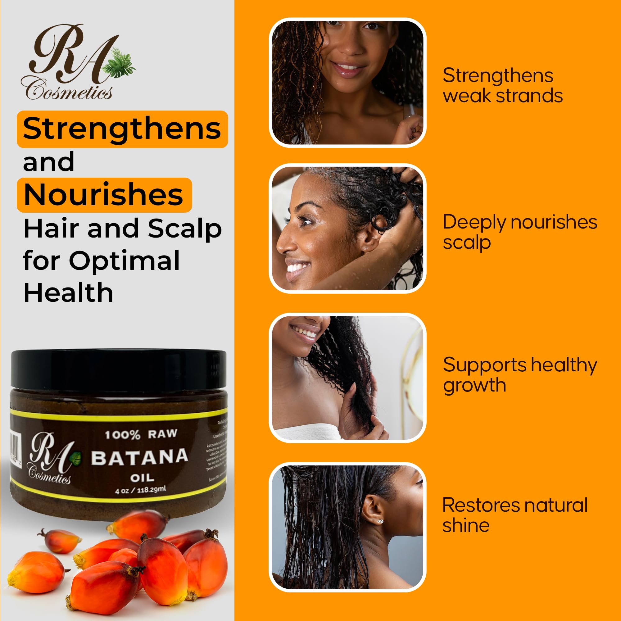 RA COSMETICS Batana Oil scalp-massage—enables a luxurious at-home treatment.
