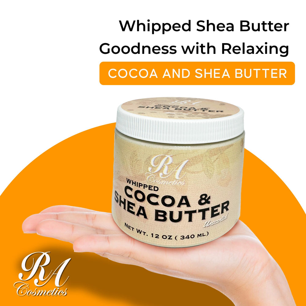 RA COSMETICS Cocoa and Shea Butter with coconut oil nourishes skin and hair