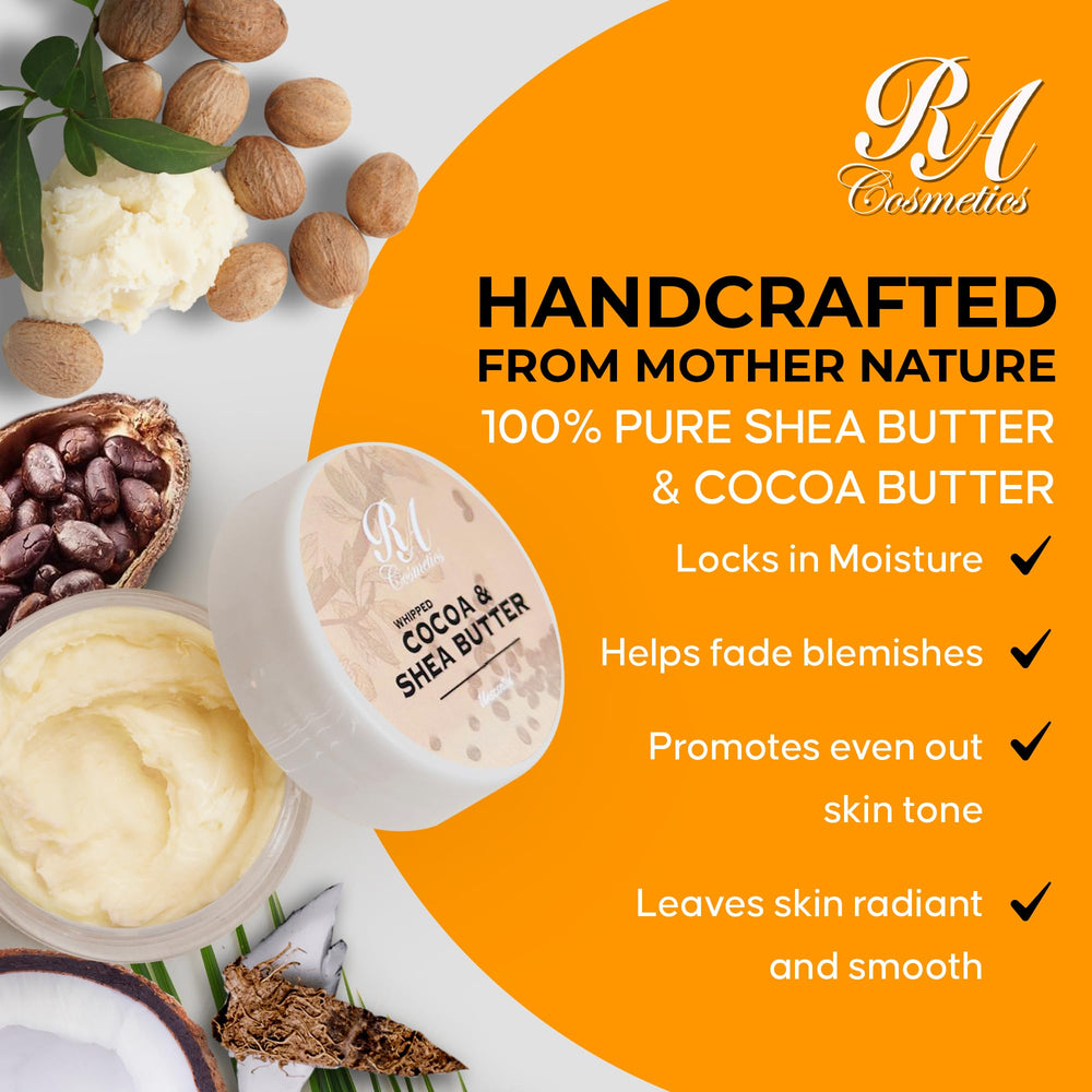 RA COSMETICS Unscented butter on hair demonstrates leave-in conditioning for curls