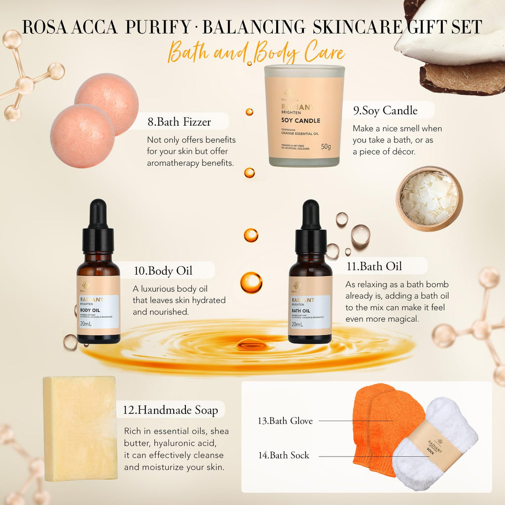 RA ROSA ACCA face cream tube highlights moisturizing skincare for daily use