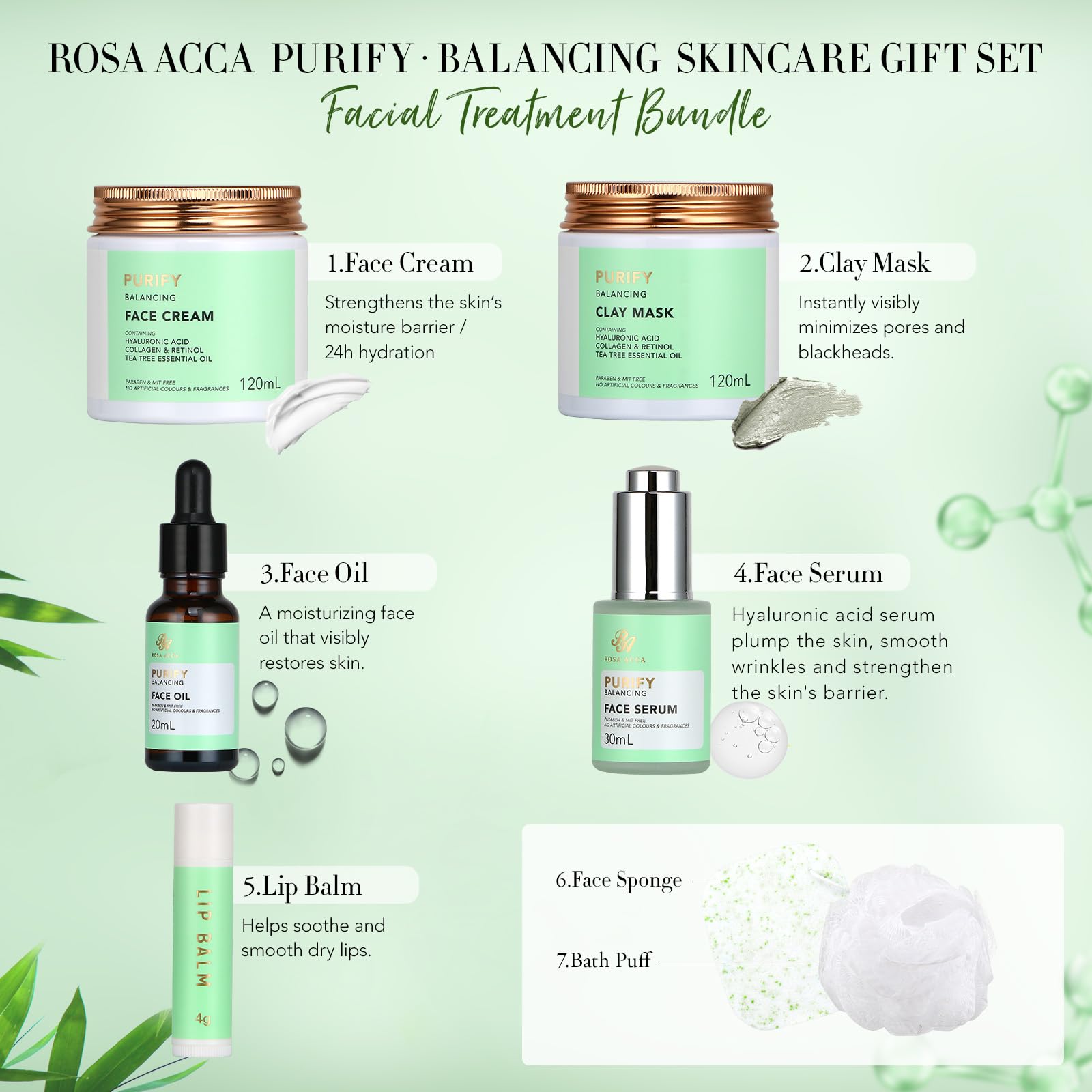 RA ROSA ACCA face oil bottle delivering nourishment with a silky finish