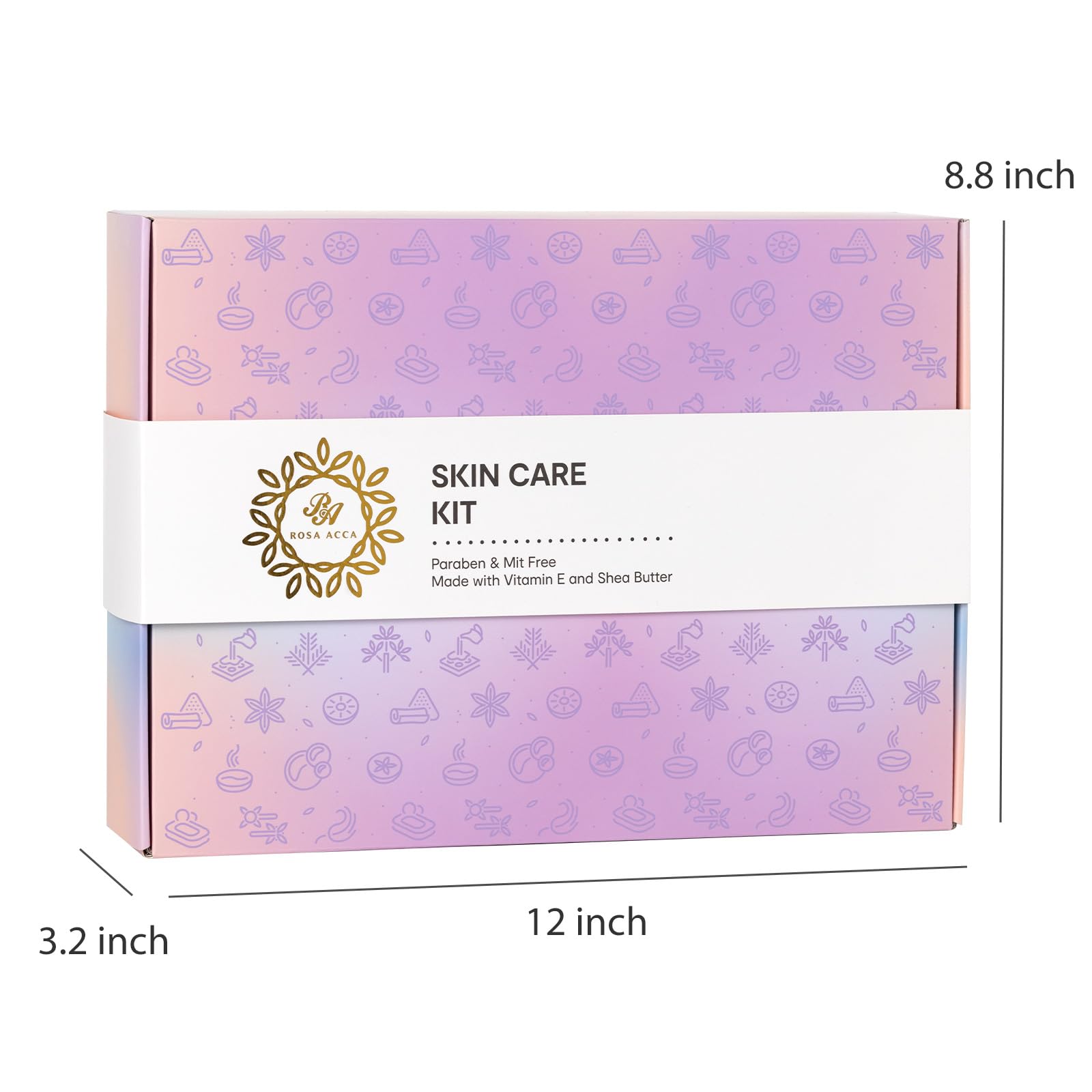 RA ROSA ACCA rose/orange/hyaluronic serums 30ml for hydration.
