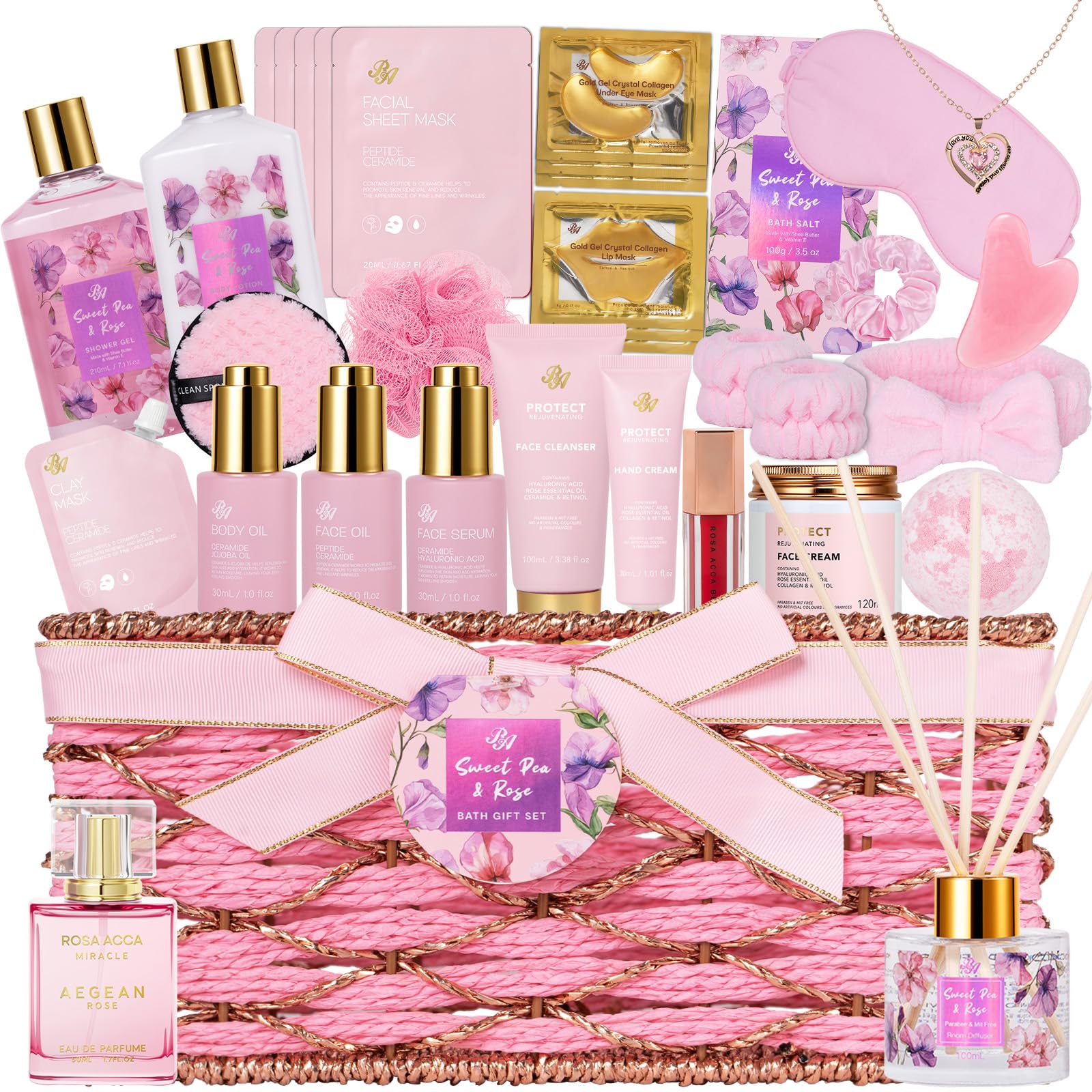 RA ROSA ACCA gift basket rose care for pampering moments