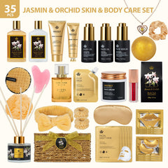 RA ROSA ACCA Orchid Spa Basket packaging close-up highlights premium presentation for celebrations