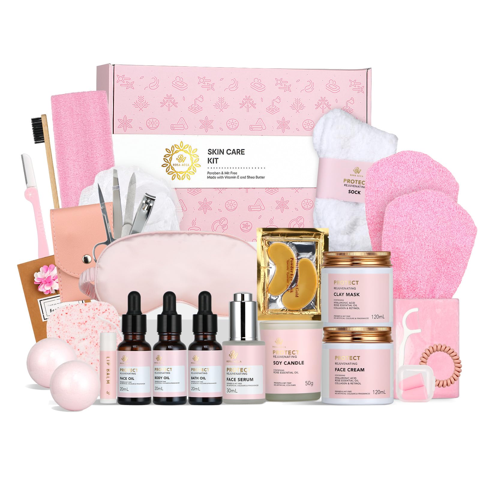 RA ROSA ACCA rose facial serum for hydrating, radiant skin.