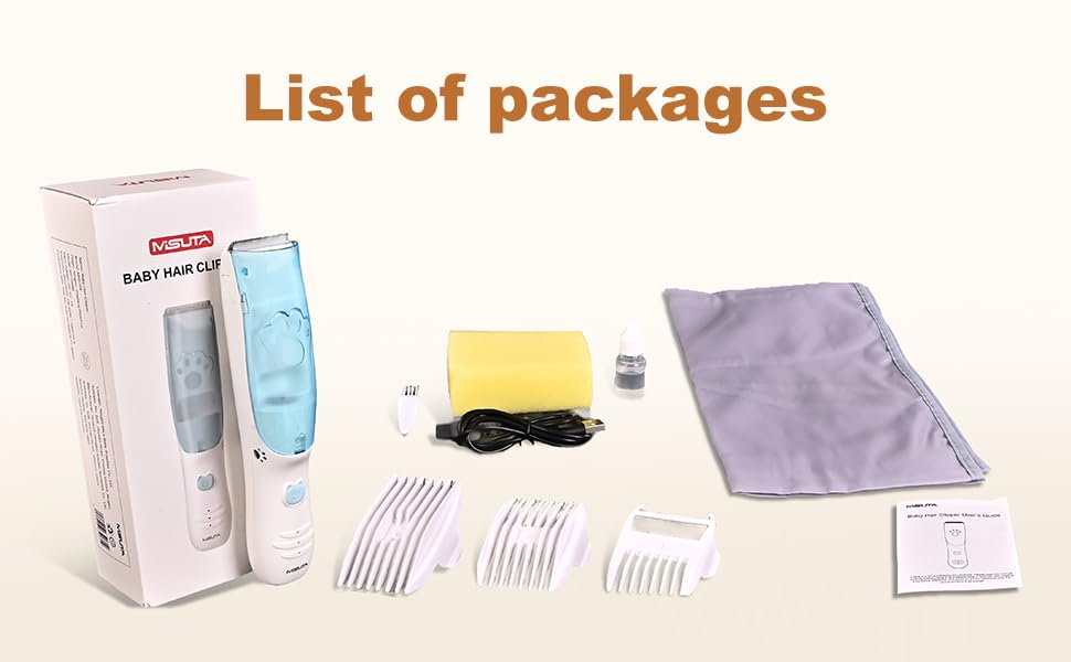 Rabbitcozy infant and toddler grooming kit ready for family grooming sessions.