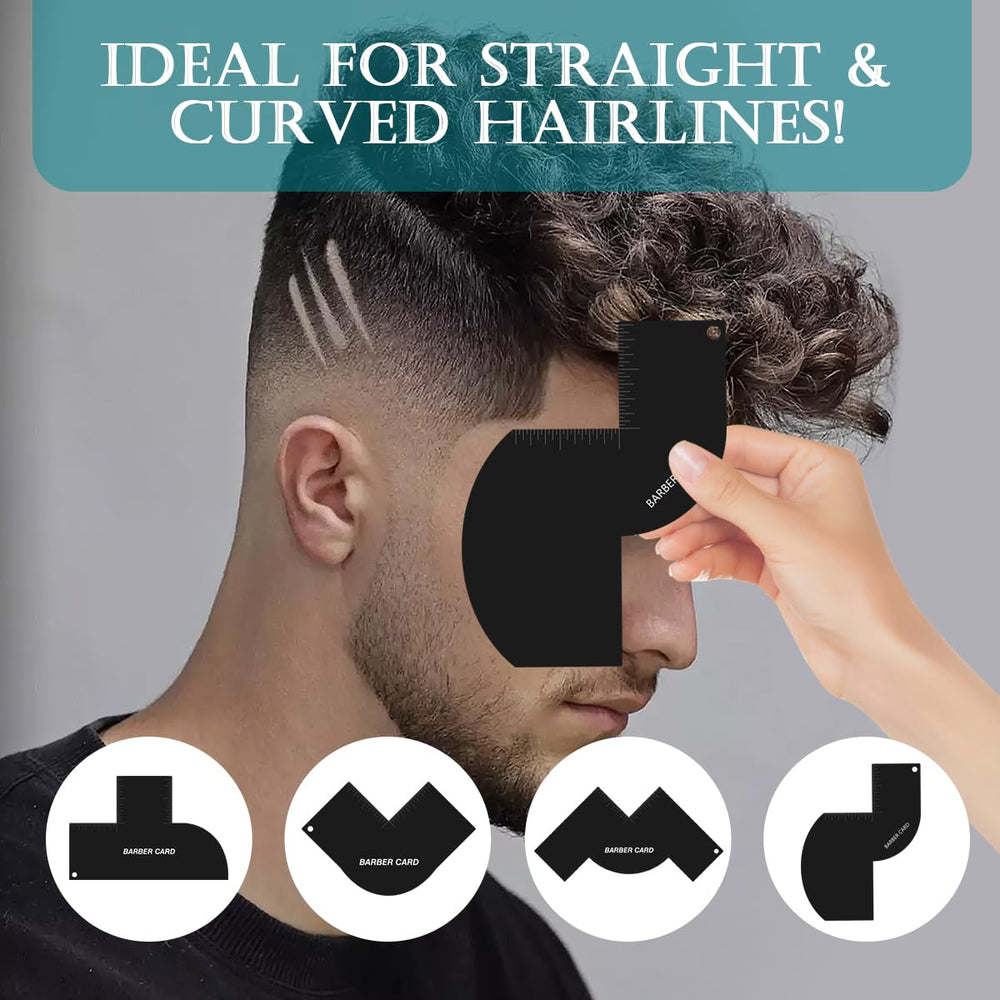 Racgrul Enhancement Card built-in measurement indicators aid symmetrical hairlines