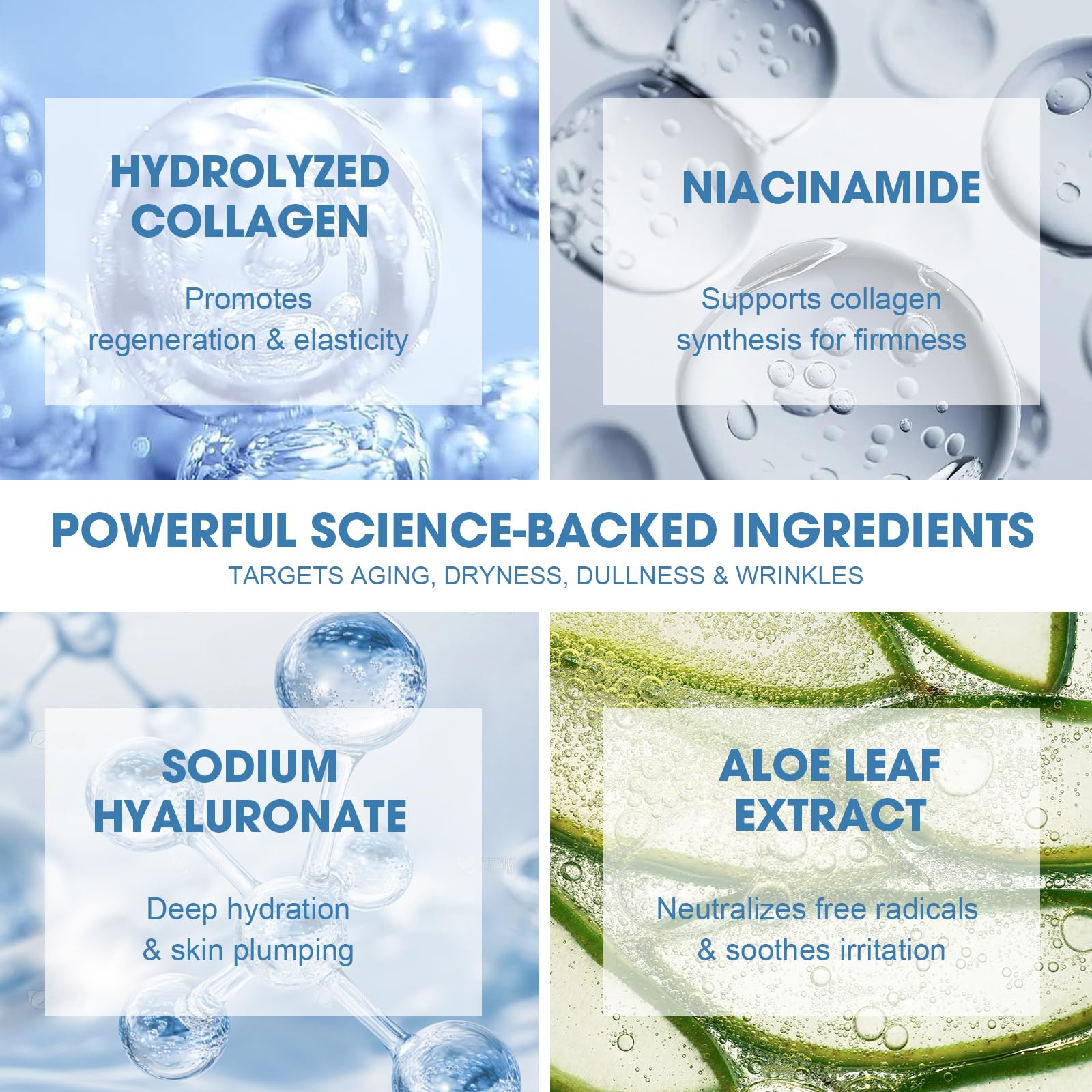Racgrul Stem Cell Serum texture lightweight, non-greasy formula ideal for daily hydration.