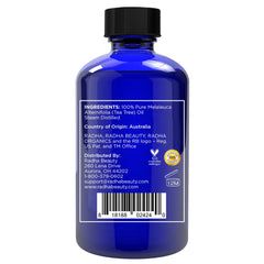 Radha Beauty Tea Tree Oil dropper cap for precise blends and massage applications.