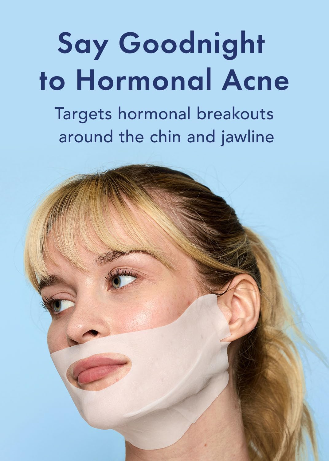 Rael Chin Mask closeup highlighting gentle formula suitable for sensitive skin
