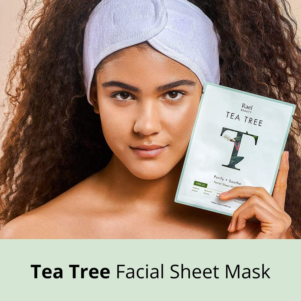 Rael serum-rich application illustrating nearly a full ounce per mask