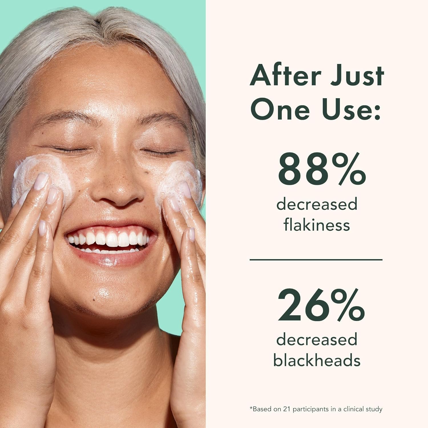 Rael Miracle Clear wintergreen extract hydration scene emphasizing lightweight moisture