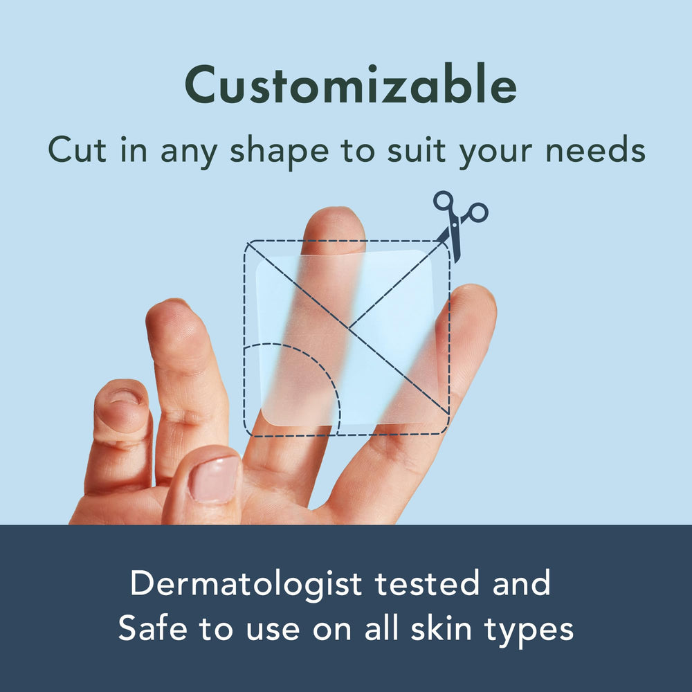 Rael Miracle XL patch being cut to fit for customizable coverage.