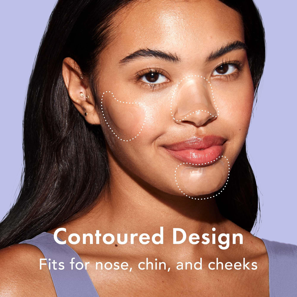 Rael Pimple Patches tapered edge adhesion keeps patches secure.