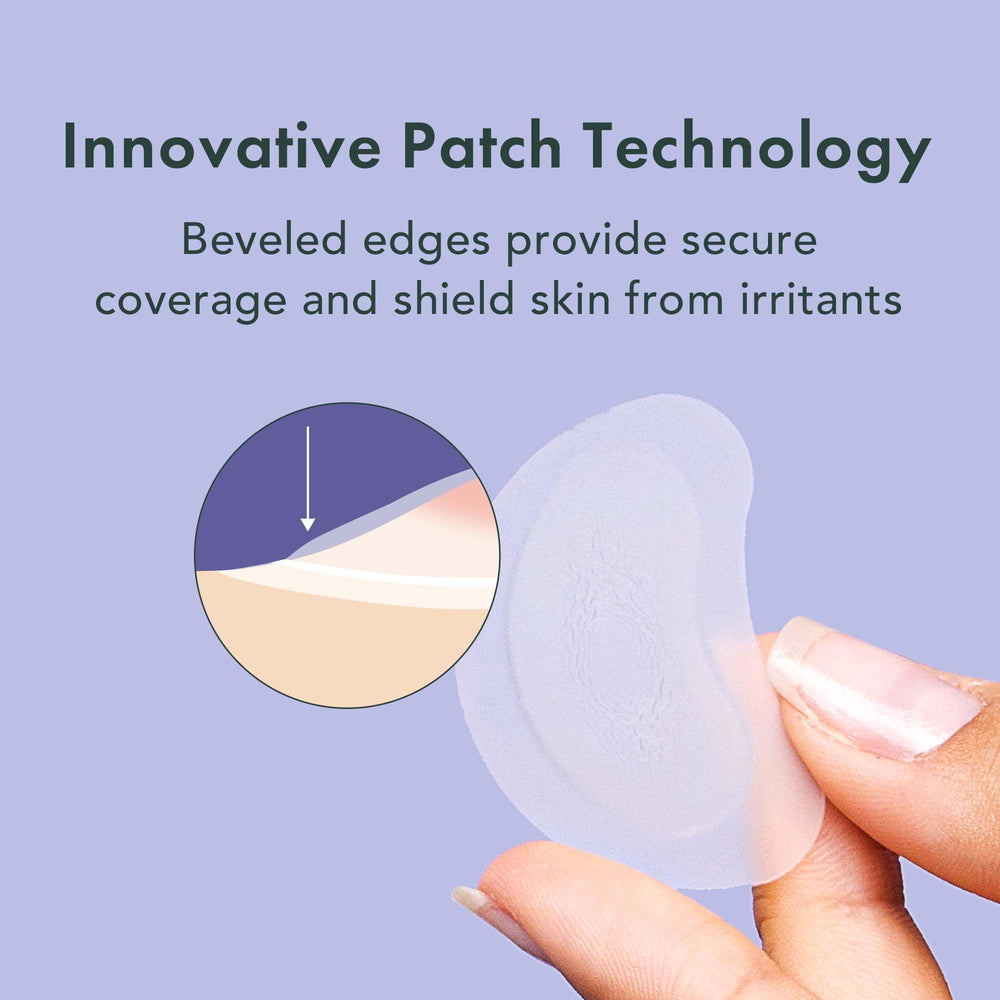 Rael Pimple Patches hydrocolloid technology for breathable blemish care.