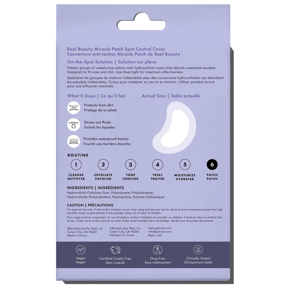 Rael Pimple Patches size 31mm x 46mm for larger coverage areas.