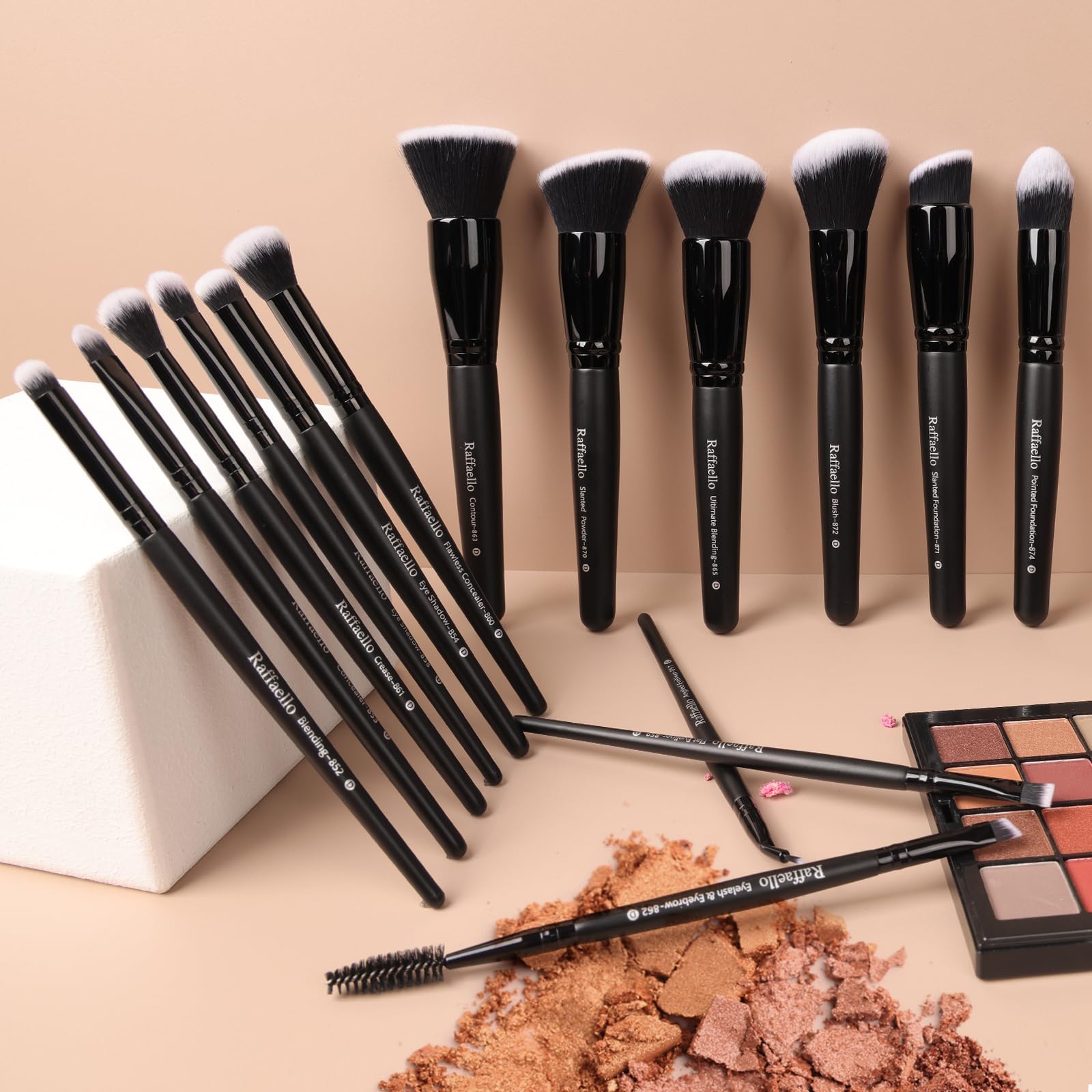 Raffaello gift-ready makeup brush kit ideal for gifting makeup lovers.