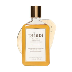 Rahua Classic Shampoo bottle with Palo Santo aroma for balanced scalp and refreshing cleanse