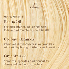 Rahua Classic Shampoo safe for color-treated hair maintains vibrancy and moisture