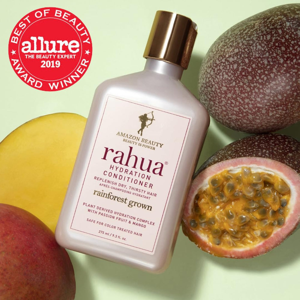 Rahua Hydration Conditioner frizz-control close-up demonstrates smoothing texture