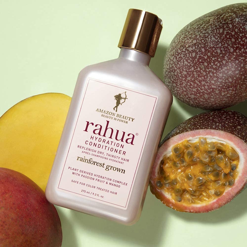 Rahua Hydration Conditioner packaging box highlights eco-friendly luxury branding