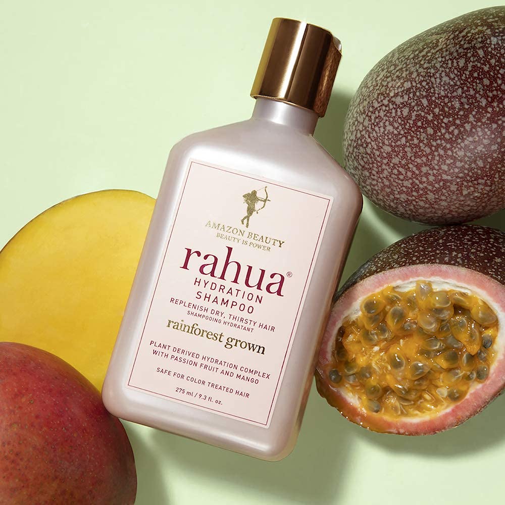 Rahua hydration-ingredients-graphic shows plant-powered oils driving deep hydration.