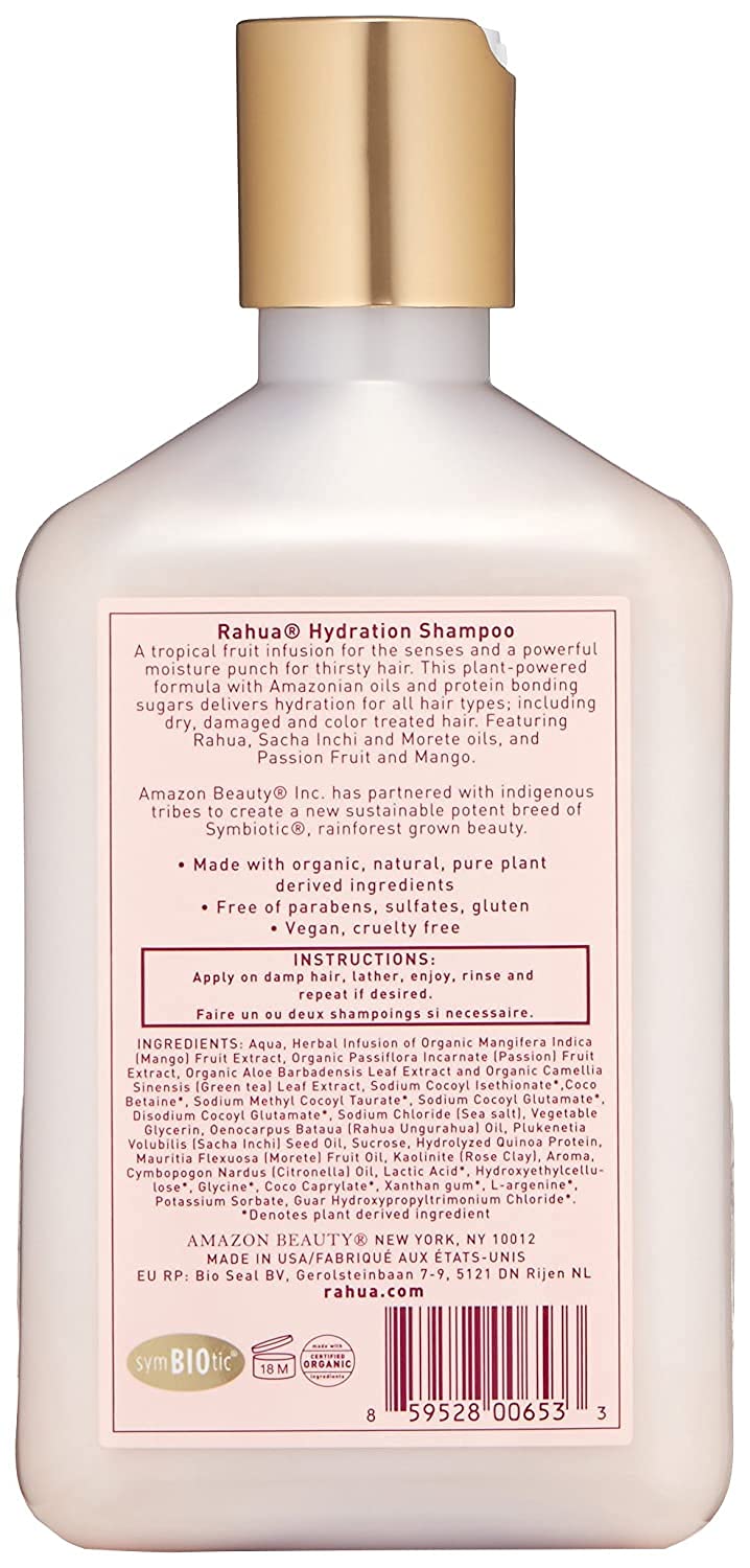 Rahua Hydration Shampoo silky-tresses captures soft and manageable hair after use.
