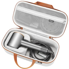 RAIACE hard storage case fits Dyson hair dryer for secure travel.