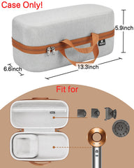 RAIACE interior with soft fabric protects Dyson accessories during transport.