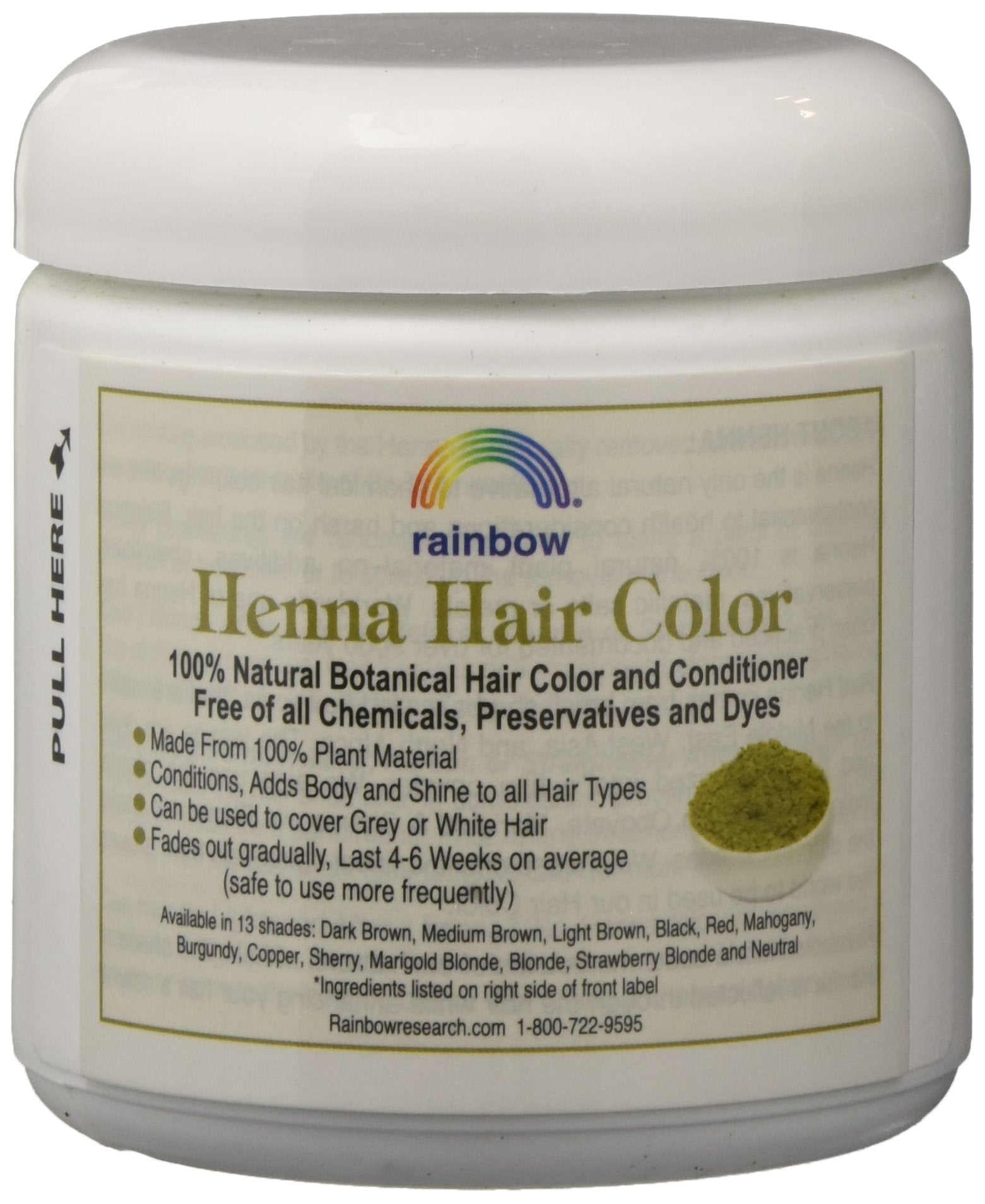 Rainbow Henna Persian Dark Brown hair color application image; convenient at-home dyeing ritual.
