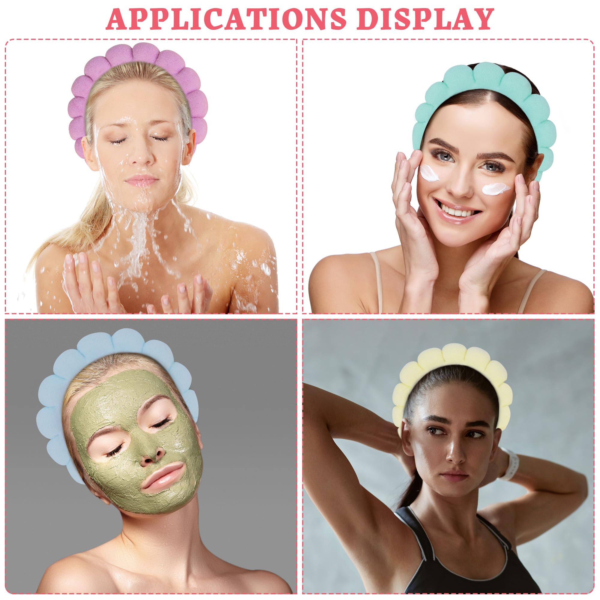 RAISEY spa headband gift-ready bulk pack on display