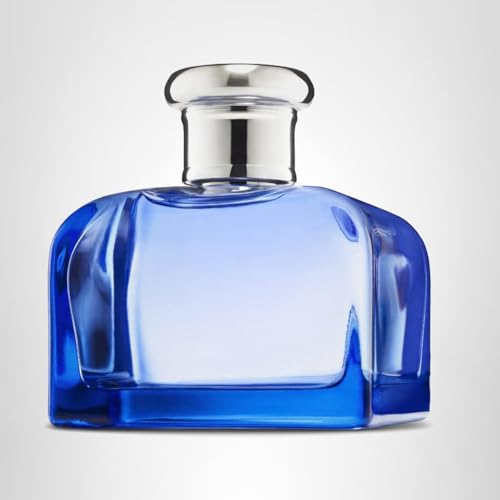 Ralph Lauren Blue EDT gardenia close-up signals lush feminine floral profile.