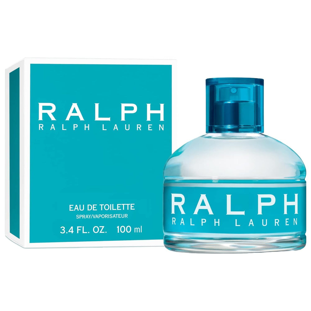 Ralph Lauren Fragrances Eau de Toilette bottle on a dresser shows subtle apple accents for refreshing mornings.