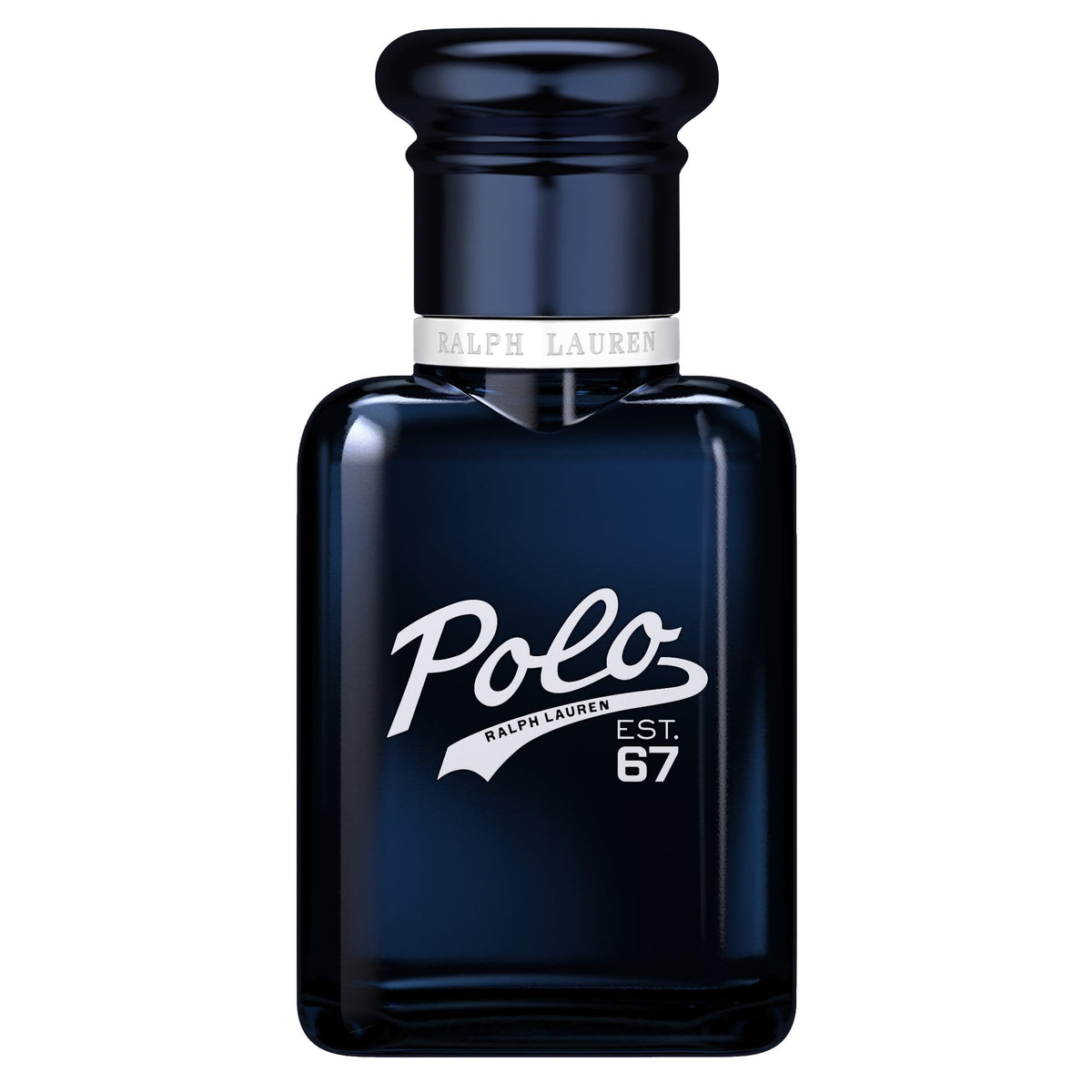 Ralph Lauren Polo 67 bottle front; bold fragrance ideal for daily confidence.