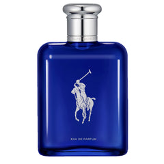 Polo Blue EDP bottle closeup for confident daily wear by Ralph Lauren Fragrances