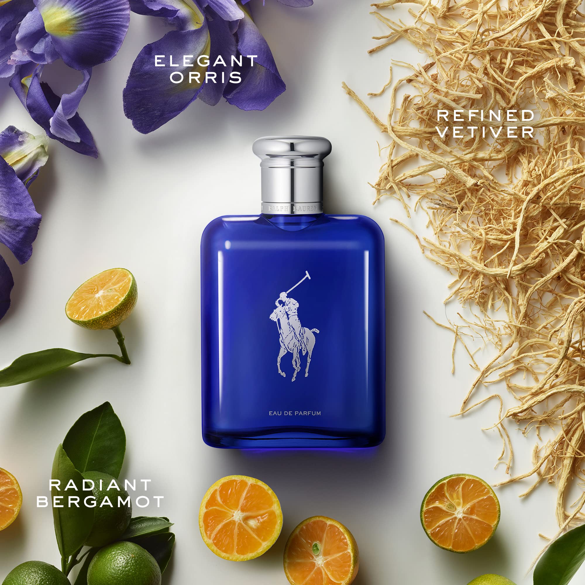 Polo Blue EDP top notes bergamot highlight bright citrus energy for everyday versatility