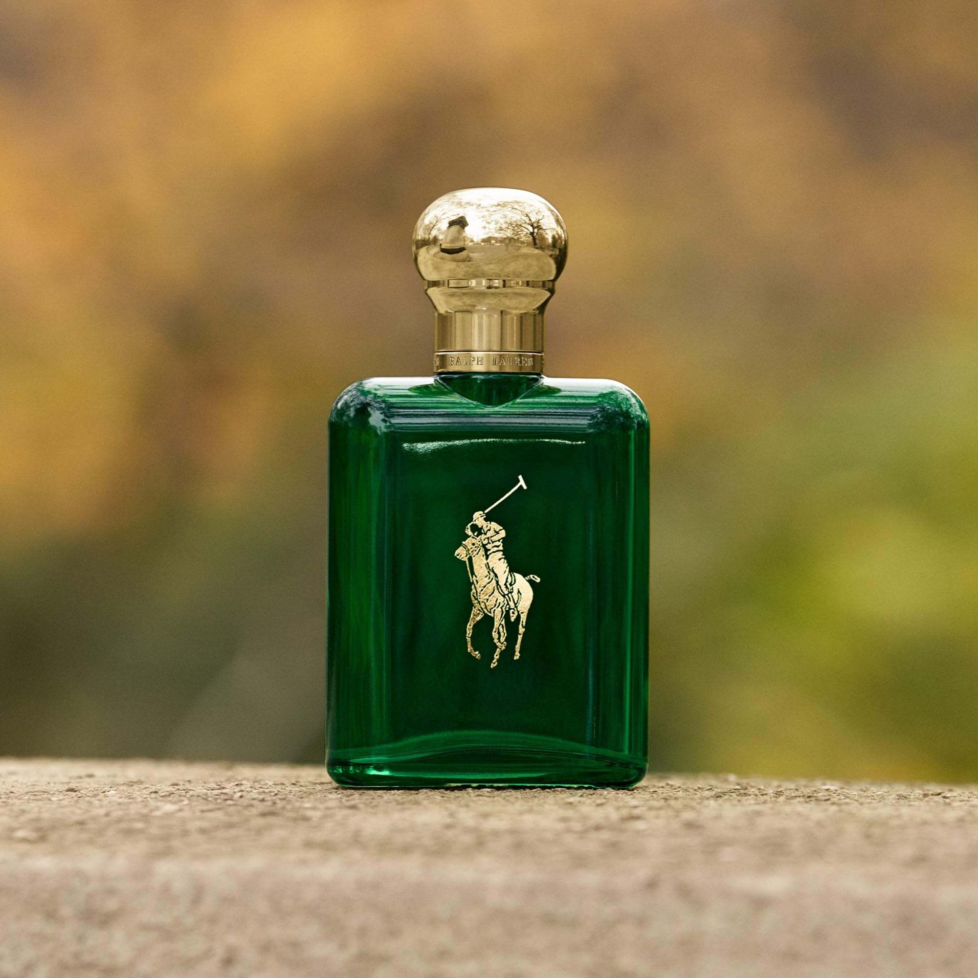 Oakmoss-texture image communicates earthy, classic mood with enduring sillage for Ralph Lauren Polo