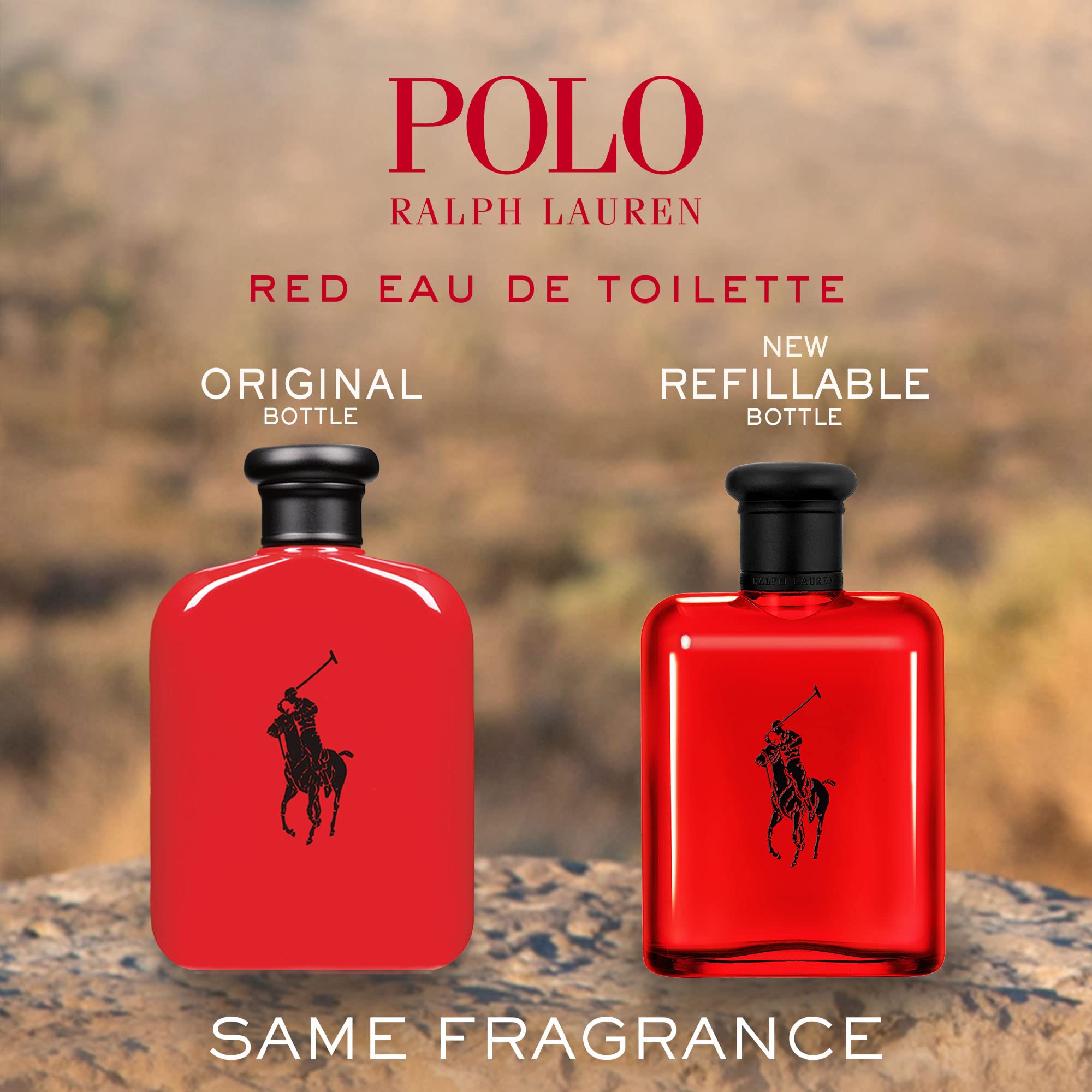 Ralph Lauren Polo Red coffee accord highlights energizing vibe for active days.