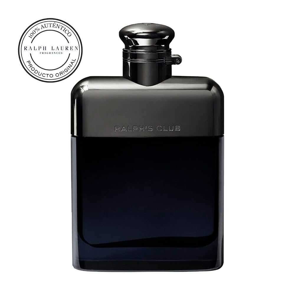Ralph Lauren Fragrances Ralph's Club cap – gunmetal finish signals premium fragrance.