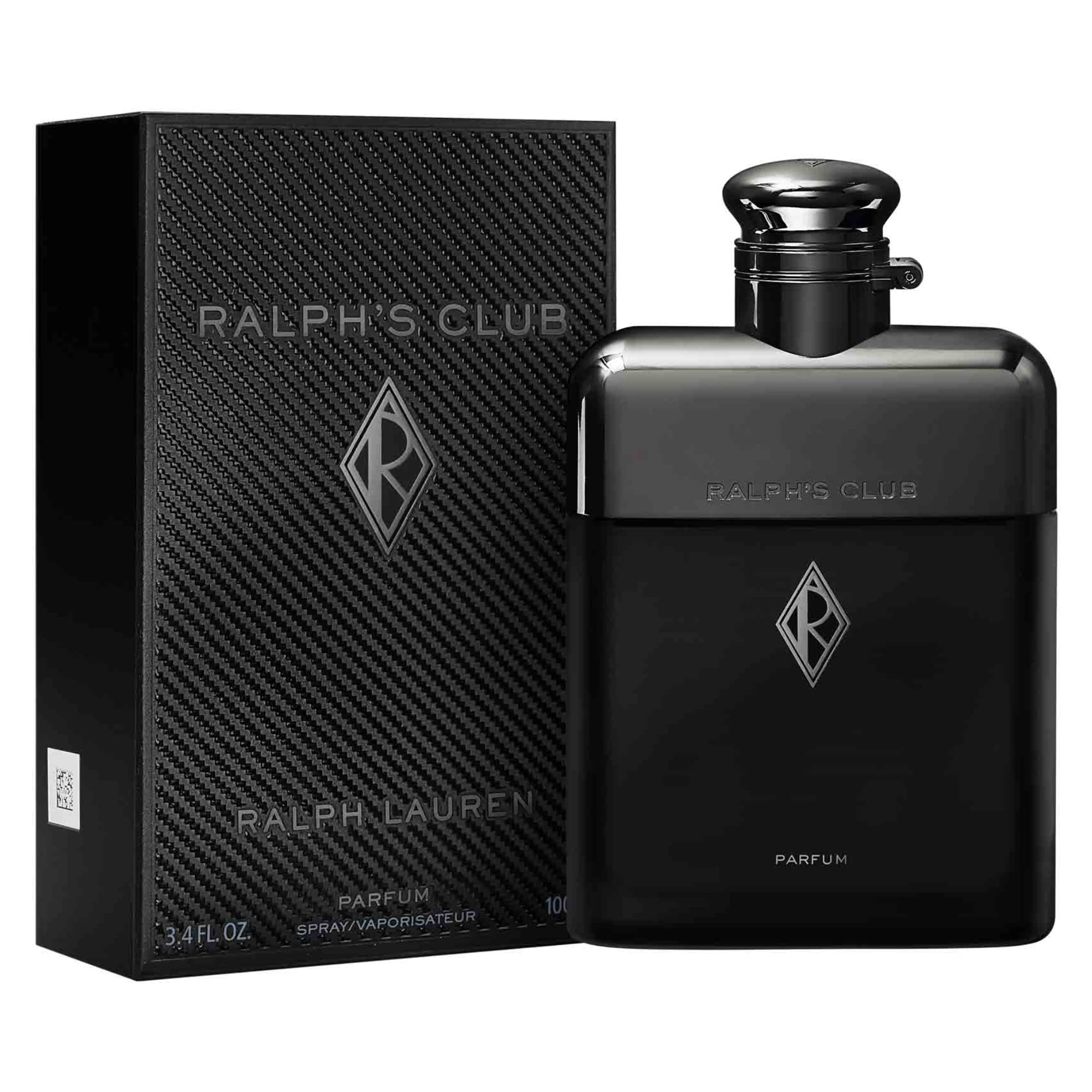 Ralph's Club in-store display evokes a premium night-out fragrance experience