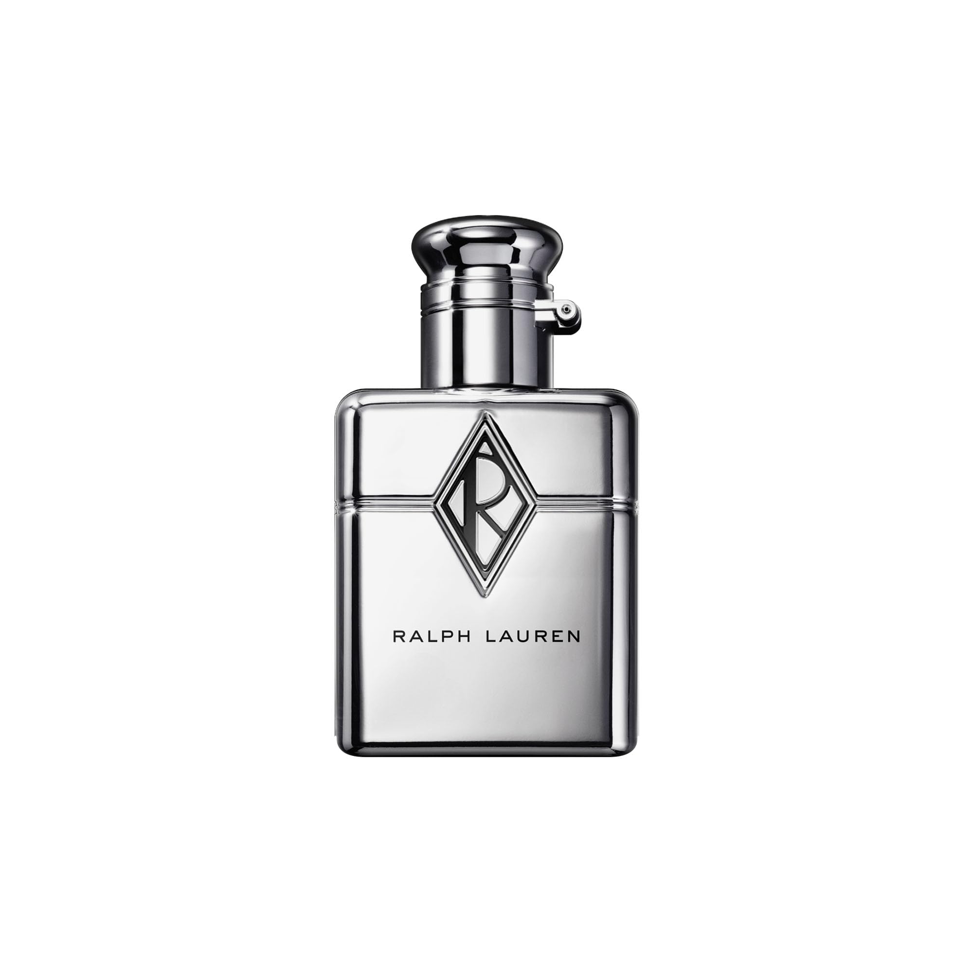 Ralph Lauren Fragrances Ralph's Club New York bottle closeup showcases bold nightlife energy for evening wear.