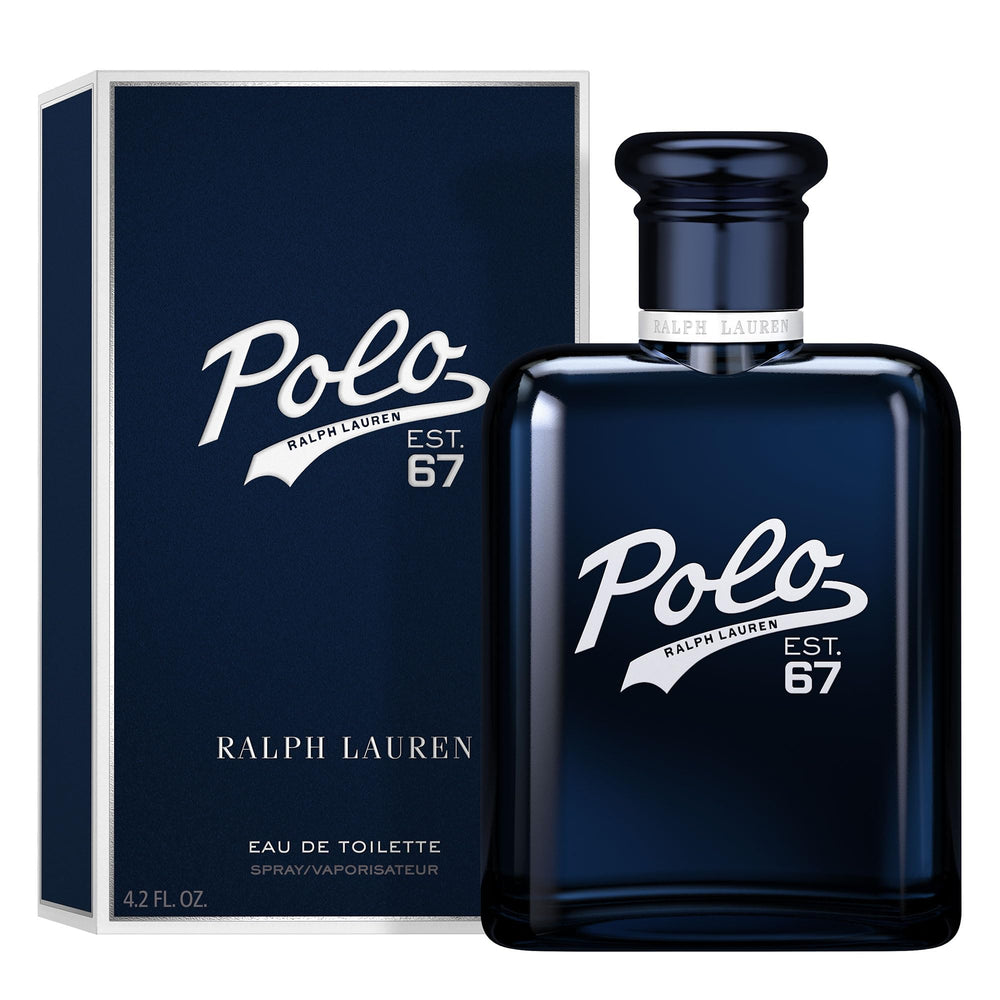 Ralph Lauren Polo 67 cap close-up highlighting premium packaging and design.