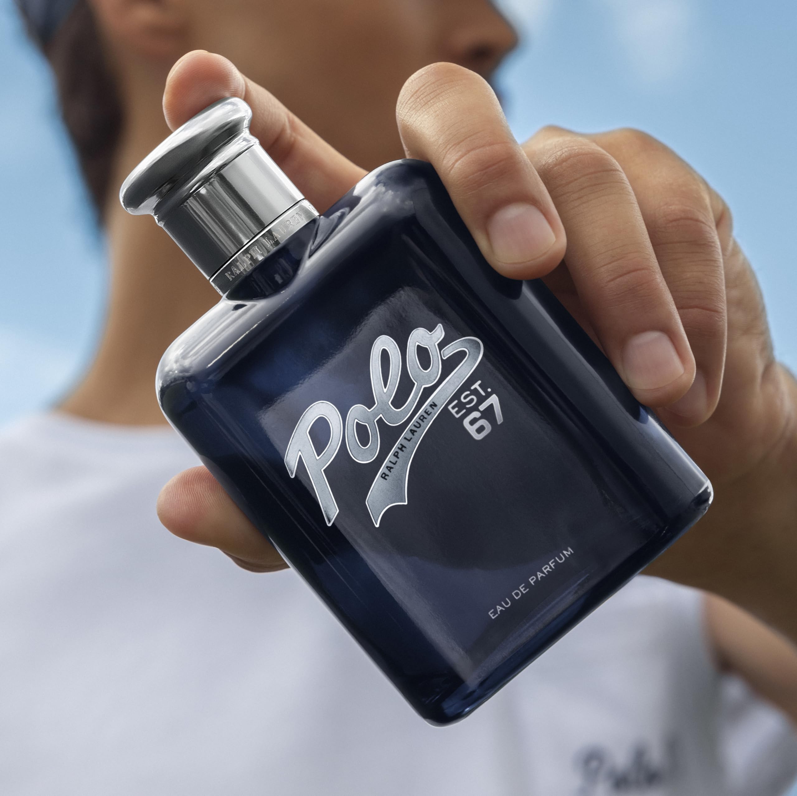 Ralph Lauren Polo 67 cedarwood base close-up emphasizes woody warmth for evenings